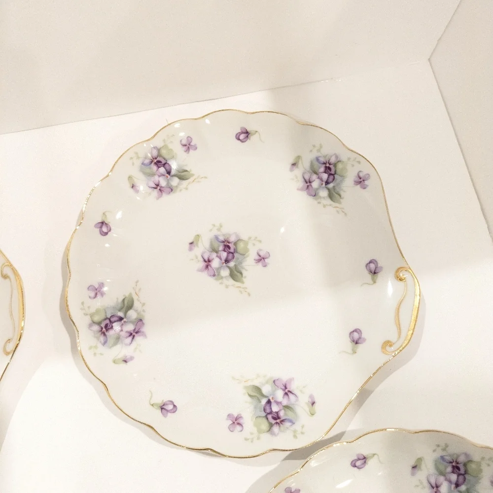 Vintage Registered U.S.A. Celebrate made in Japan Teacups & Dessert Plates - Picture 2 of 9